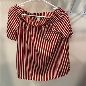 H&M off the shoulder top